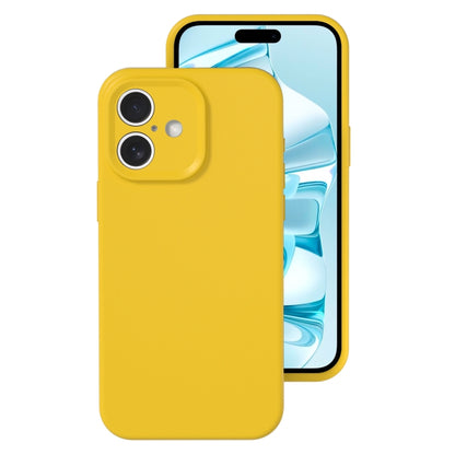 Precise Hole Liquid Silicone Jelly Color Full Coverage Phone Case, For iPhone 16 Pro Max���������...