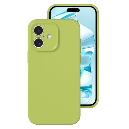 Precise Hole Liquid Silicone Jelly Color Full Coverage Phone Case, For iPhone 16 Pro Max���������...