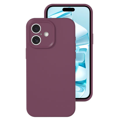 Precise Hole Liquid Silicone Jelly Color Full Coverage Phone Case, For iPhone 16 Pro Max���������...