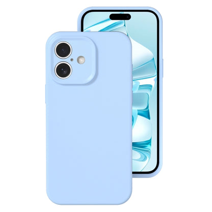 Precise Hole Liquid Silicone Jelly Color Full Coverage Phone Case, For iPhone 16 Pro Max���������...