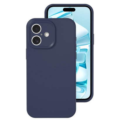 Precise Hole Liquid Silicone Jelly Color Full Coverage Phone Case, For iPhone 16 Pro Max���������...
