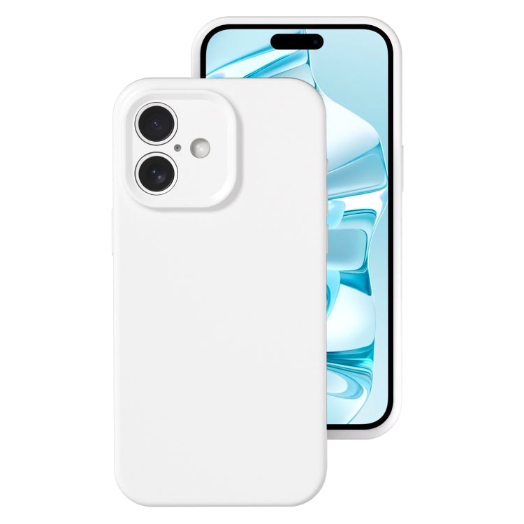 Precise Hole Liquid Silicone Jelly Color Full Coverage Phone Case, For iPhone 16�����������������...