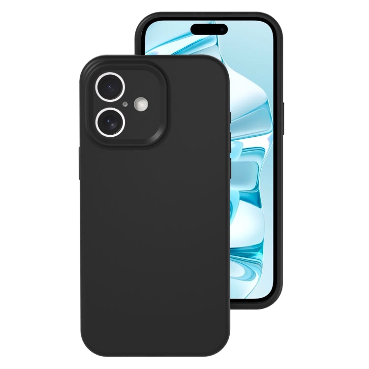 Precise Hole Liquid Silicone Jelly Color Full Coverage Phone Case, For iPhone 16�����������������...