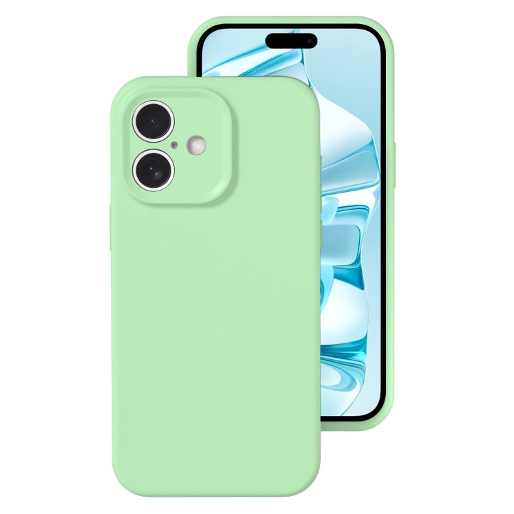 Precise Hole Liquid Silicone Jelly Color Full Coverage Phone Case, For iPhone 16�����������������...