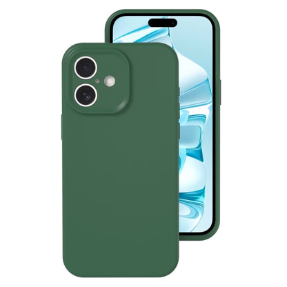 Precise Hole Liquid Silicone Jelly Color Full Coverage Phone Case, For iPhone 16�����������������...