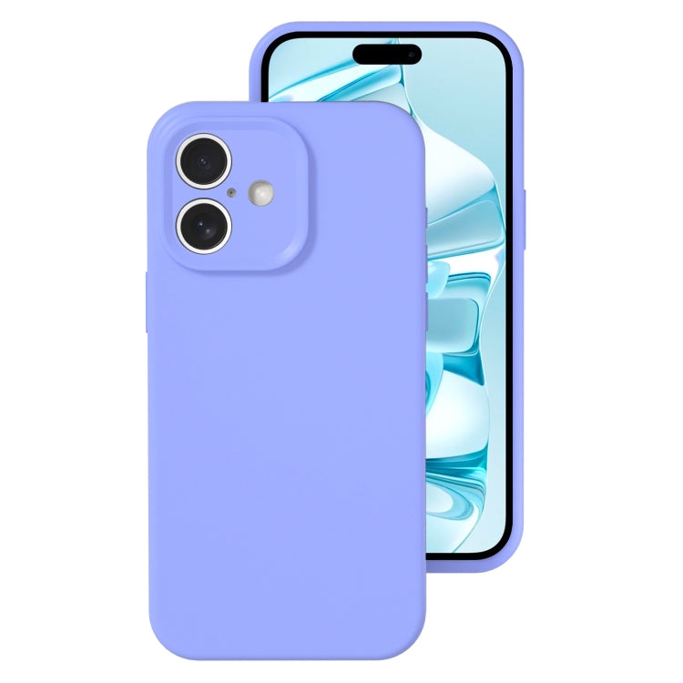 Precise Hole Liquid Silicone Jelly Color Full Coverage Phone Case, For iPhone 16�����������������...