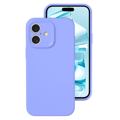 Precise Hole Liquid Silicone Jelly Color Full Coverage Phone Case, For iPhone 16�����������������...