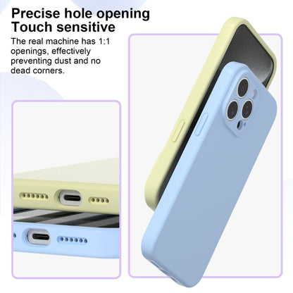 Precise Hole Liquid Silicone Jelly Color Full Coverage Phone Case, For iPhone 15 Plus, For iPhone...