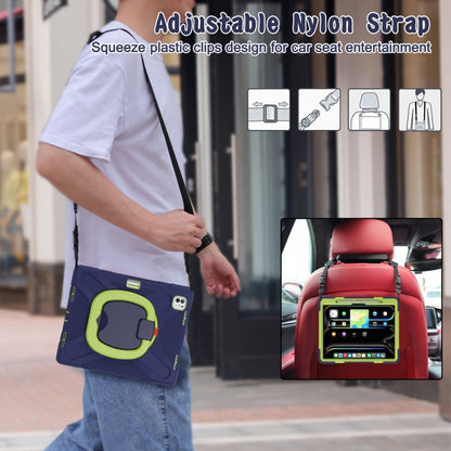 Silicone Hybrid PC Tablet Case with Holder & Shoulder Strap
