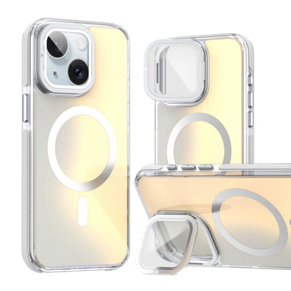 MagSafe Gradient Color Lens Film Phone Case with Lens Fold Holder, For iPhone 16 Pro Max���������...