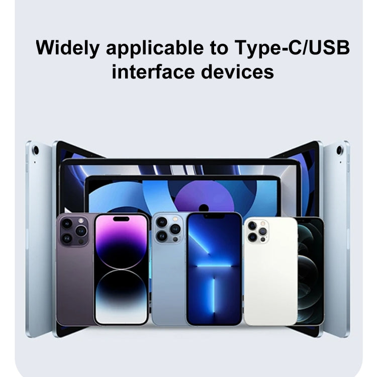 60W 10Gbps Intelligent Digital Display Fast Charge Adapter, USB-A to USB-A, Type-C to USB-A������...