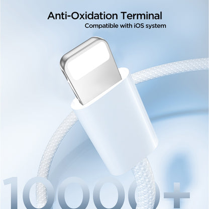 JOYROOM S-A45 30W USB-C / Type-C to 8 Pin Fast Charge Data Cable, Length: 1m, Type-C to 8 Pin