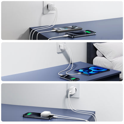 JOYROOM JR-TCF12 20W Dual USB-C / Type-C Fast Charger, JR-TCF12