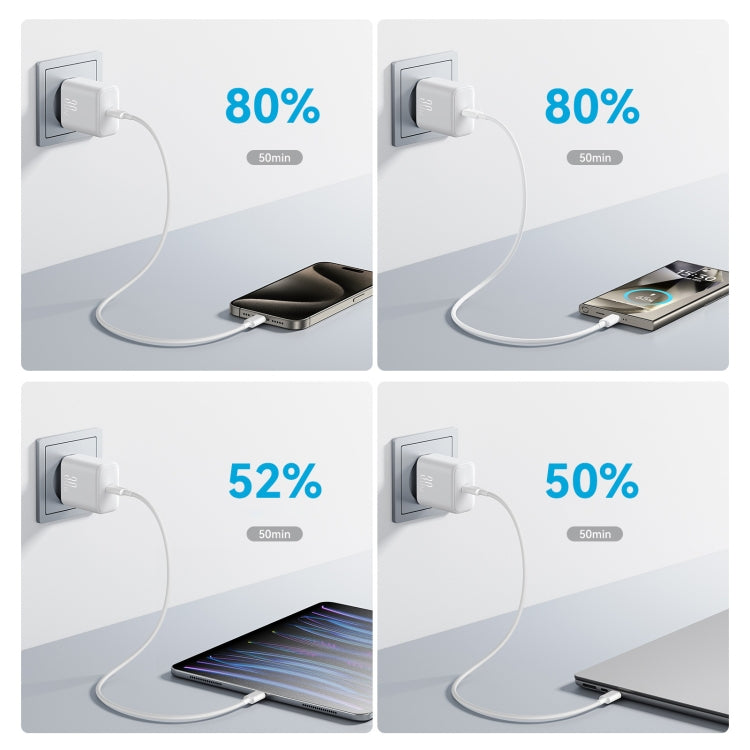 JOYROOM JR-TCF24 30W USB-C / Type-C Fast Charger with Cable Set, EU Plug
