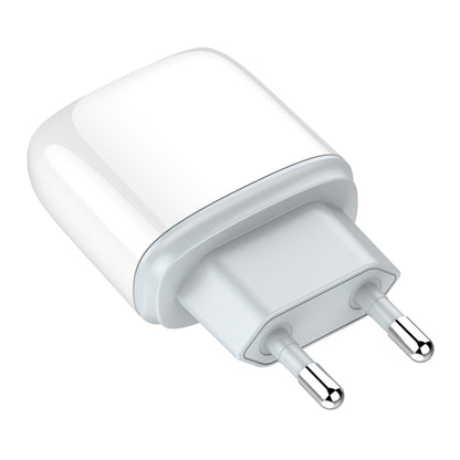LDNIO Q229 QC3.0 / PD20W USB + Type-C Fast Charger with 1m Type-C to Type-C Cable, EU Plug, UK Pl...