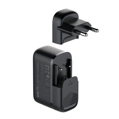 LDNIO Q366 65W USB + Dual Type-C Port Charger with 1m USB-C / Type-C to USB-C / Type-C Data Cable...
