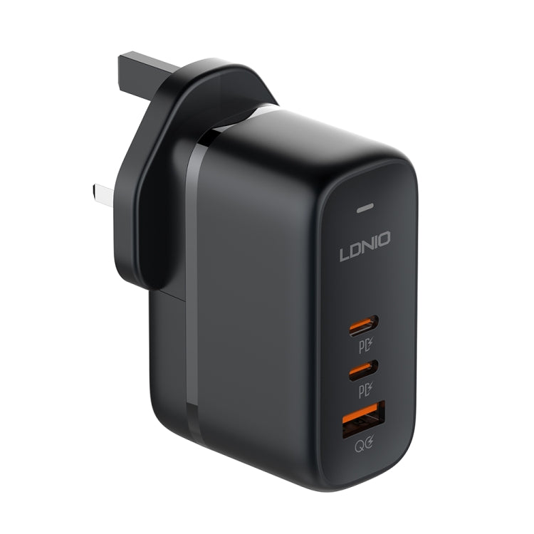 LDNIO Q366 65W USB + Dual Type-C Port Charger with 1m USB-C / Type-C to USB-C / Type-C Data Cable...