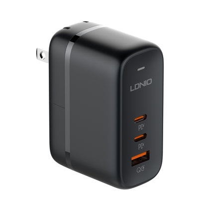 LDNIO Q366 65W USB + Dual Type-C Port Charger with 1m USB-C / Type-C to USB-C / Type-C Data Cable...