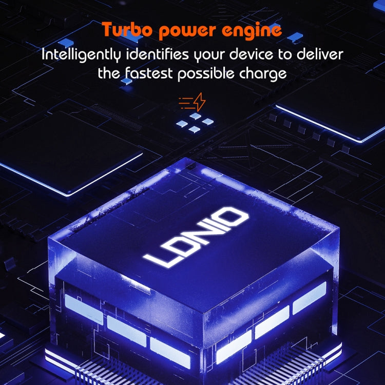 LDNIO Q366 65W USB + Dual Type-C Port Charger with 1m USB-C / Type-C to USB-C / Type-C Data Cable...