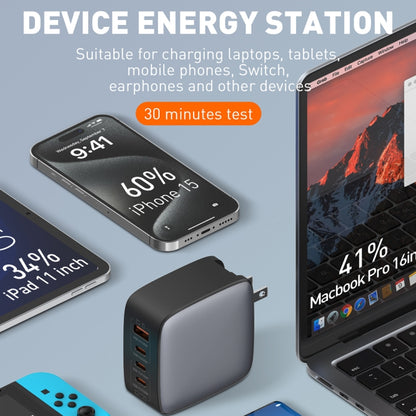 LDNIO Q408 100W GaN USB+3 USB-C / Type-C Interface Charger with 1m 100W USB-C / Type-C to USB-C /...