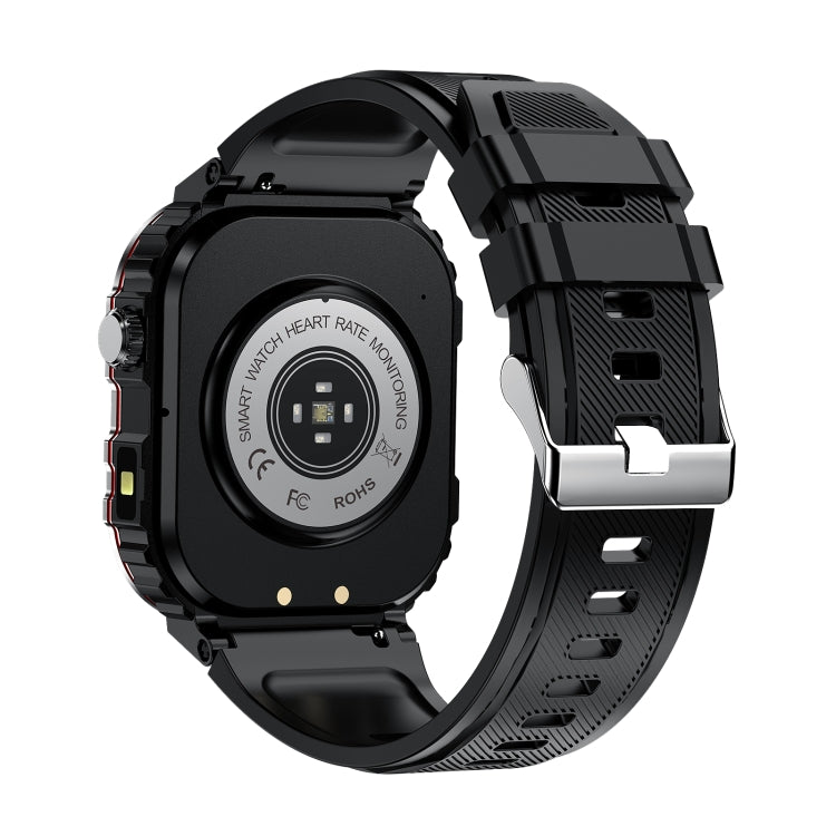 2.01 inch Screen Silicone Strap 10m Waterproof Smart Watch