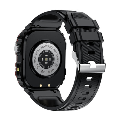 2.01 inch Screen Silicone Strap 10m Waterproof Smart Watch