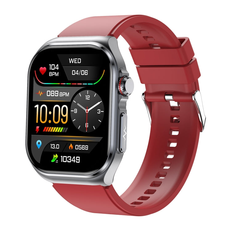 2.04 inch Silicone Strap IP68 Waterproof Smart Watch