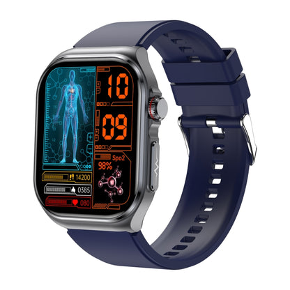2.04 inch Silicone Strap IP68 Waterproof Smart Watch