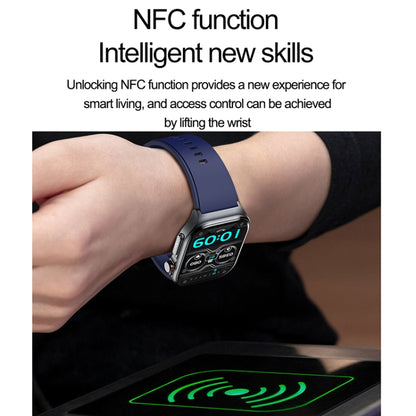 2.04 inch Silicone Strap IP68 Waterproof Smart Watch