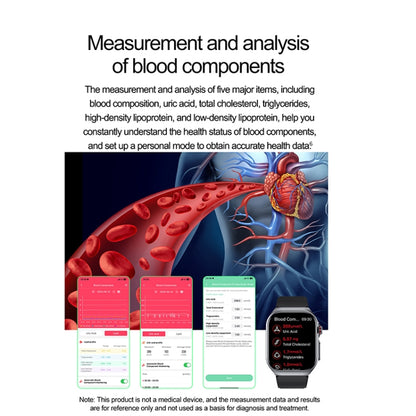 2.04 inch Silicone Strap IP68 Waterproof Smart Watch