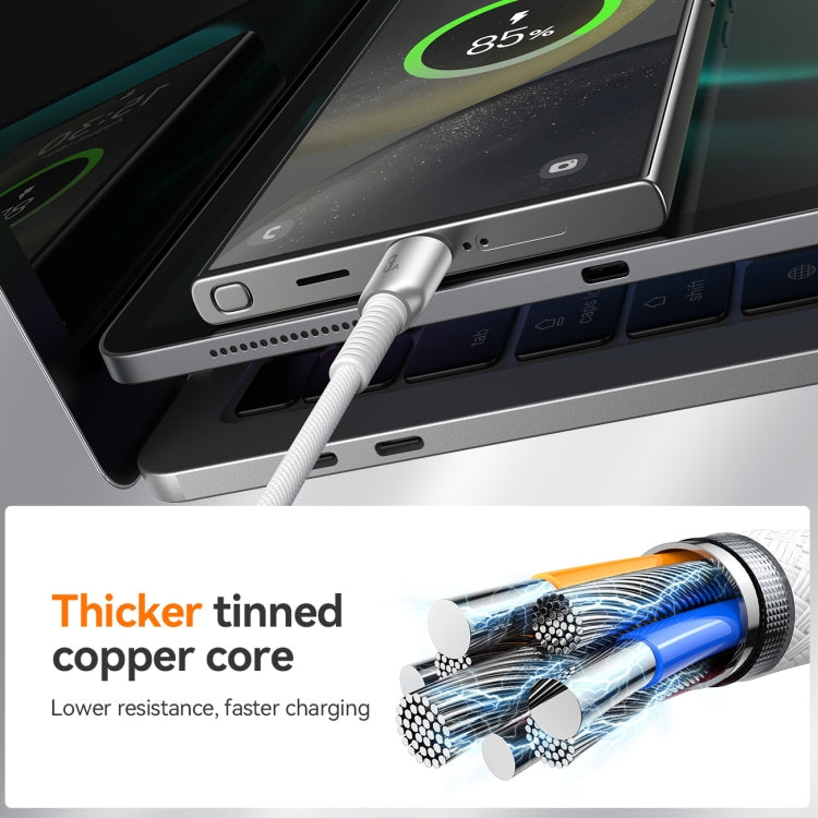 JOYROOM S-A51 Cutting-Edge Series 3A Fast Charging Data Cable, Length: 1.2m, USB-A to Type-C Cabl...