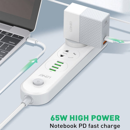 LDNIO A2620C PD3.0 65W USB Power Adapter Travel Charger with Type-C to Type-C Cable, EU Plug�����...