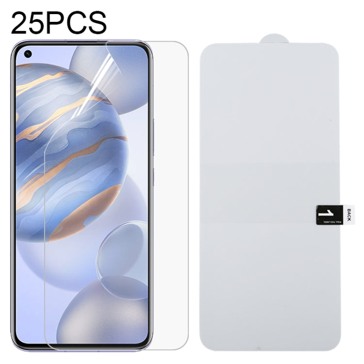 25 PCS Full Screen Protector Explosion-proof Hydrogel Film, For Huawei Honor 30S�����������������...