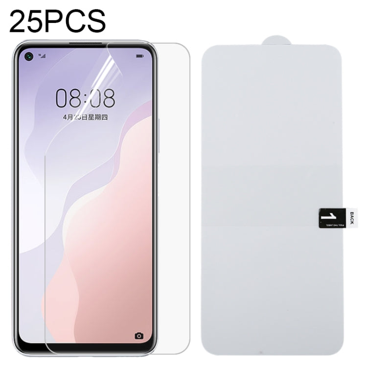 25 PCS Full Screen Protector Explosion-proof Hydrogel Film, For Huawei Honor 30S�����������������...