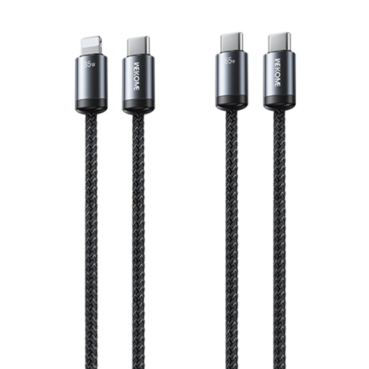 WK WDC-35 Raython Gen2 1m PD65W Type-C to Type-C Fast Charging Data Cable, WDC-35