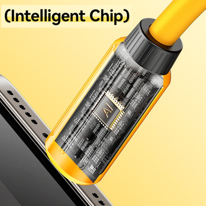 WK WDC-28 Elastic Genuine Silicone 1m PD65W Type-C to Type-C Fast Charging Data Cable