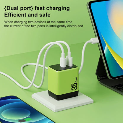 WK WP-U36 35W USB-C / Type-C, USB GaN Fast Charger, EU Plug, UK Plug