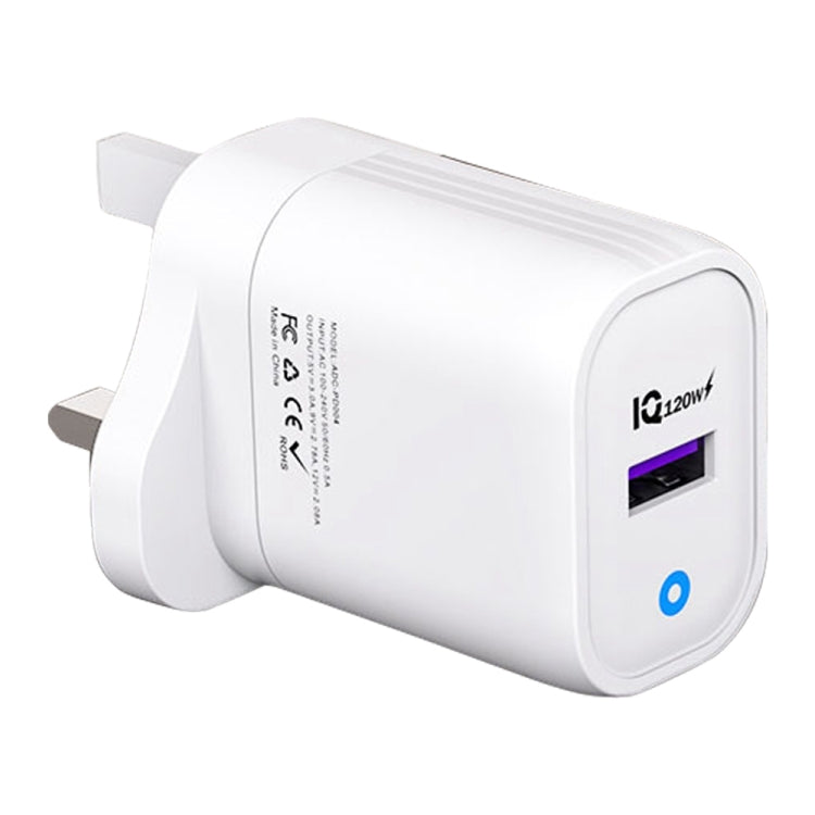 120W USB Fast Charger, US Plug, EU Plug, UK Plug