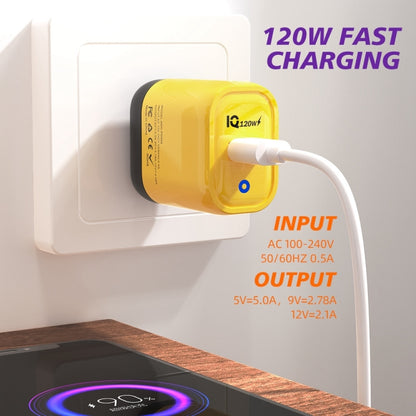 120W USB Fast Charger, US Plug, EU Plug, UK Plug