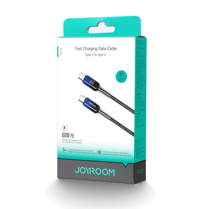 JOYROOM S-A42 Crystal Clear Series Fast Charging Data Cable, Length: 1.2m, Type-C to Type-C Cable...