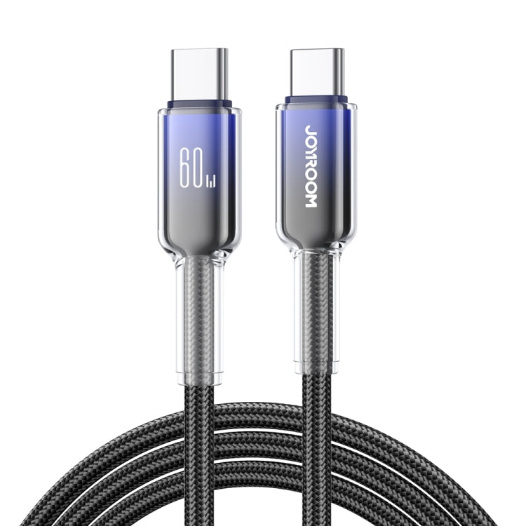 JOYROOM S-A42 Crystal Clear Series Fast Charging Data Cable, Length: 1.2m, Type-C to Type-C Cable...