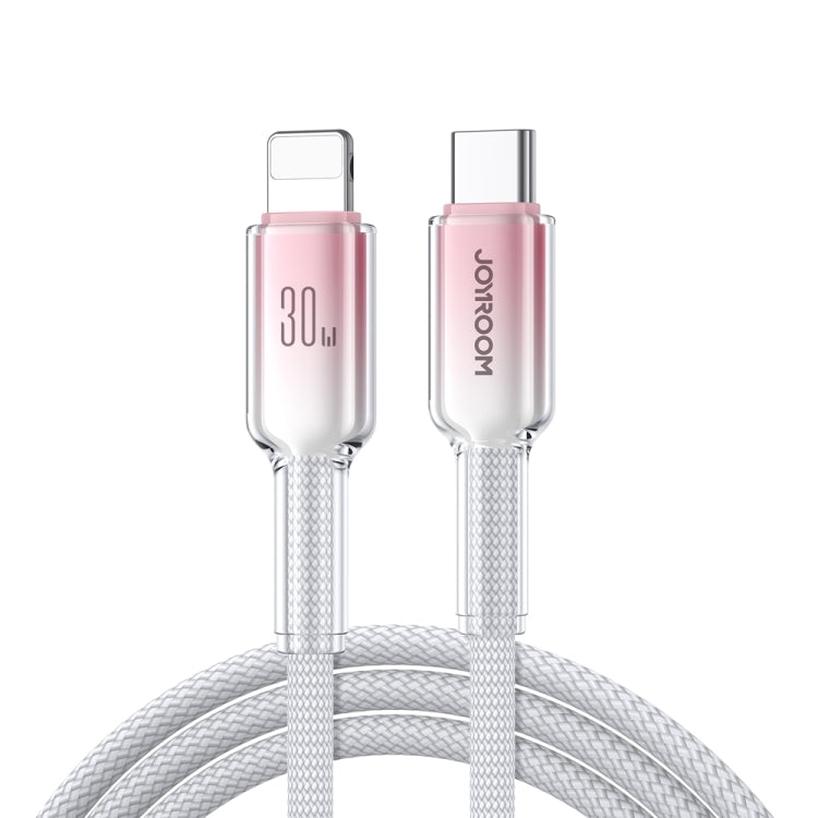 JOYROOM S-A42 Crystal Clear Series Fast Charging Data Cable, Length: 1.2m, Type-C to Type-C Cable...