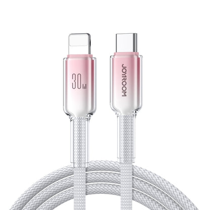 JOYROOM S-A42 Crystal Clear Series Fast Charging Data Cable, Length: 1.2m, Type-C to Type-C Cable...