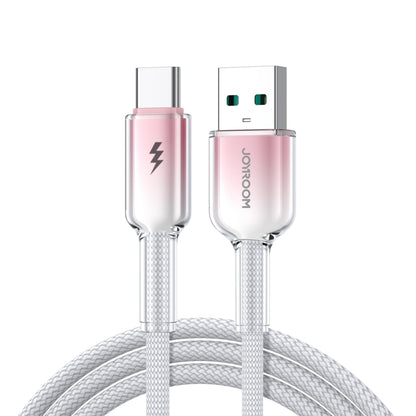 JOYROOM S-A42 Crystal Clear Series Fast Charging Data Cable, Length: 1.2m, Type-C to Type-C Cable...