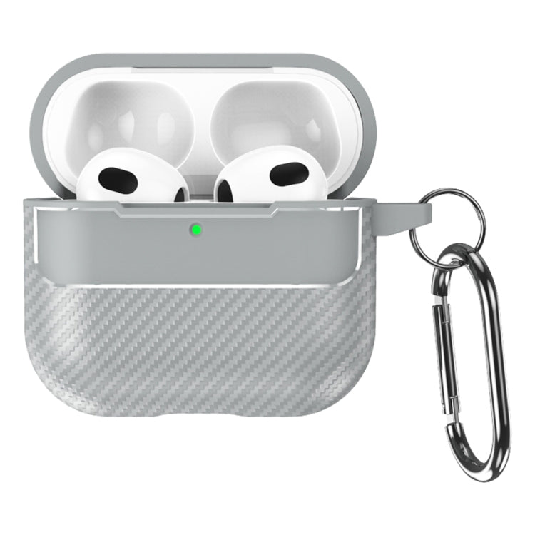Carbon Fiber Texture Bluetooth Earphone Protective Case
