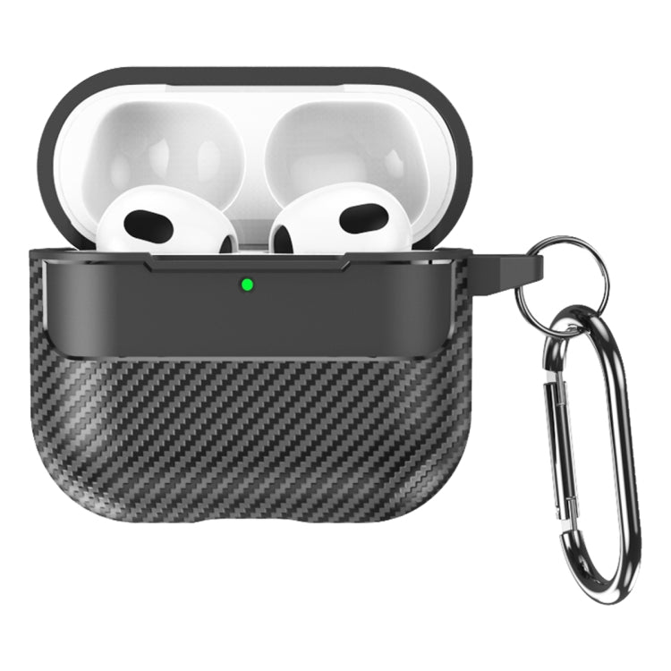 Carbon Fiber Texture Bluetooth Earphone Protective Case