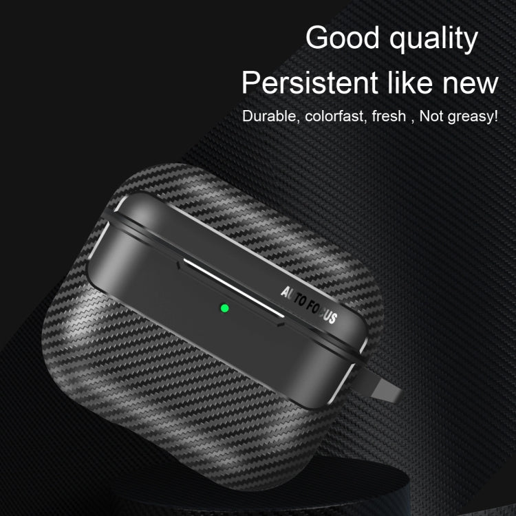 Carbon Fiber Texture Bluetooth Earphone Protective Case