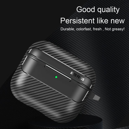 Carbon Fiber Texture Bluetooth Earphone Protective Case