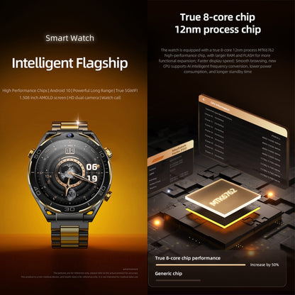 T7 1.508 inch 4G LTE Android 10 Smart Watch