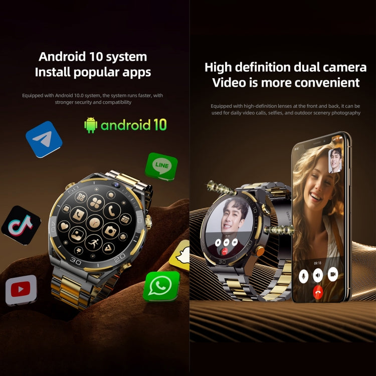 T7 1.508 inch 4G LTE Android 10 Smart Watch